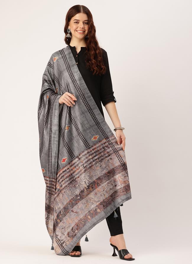 Cotton Multi Colour Daily Wear Printed Dupatta